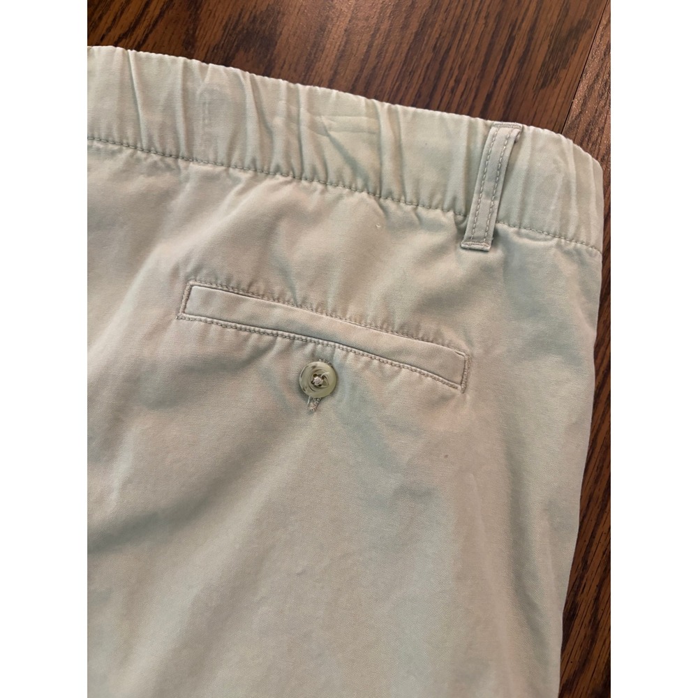 VanHeusen Men Cargo Shorts Size 38 Khaki Tan Cotton Elastic Waist Utility Pocket - Picture 9 of 13